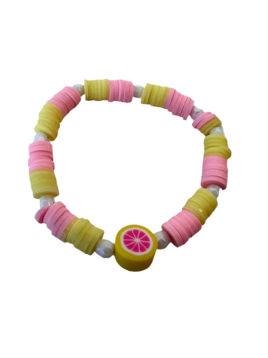 Pink & Yellow Lemonade Bracelet