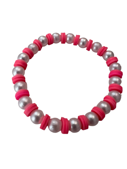 Pink Pearl Bracelet