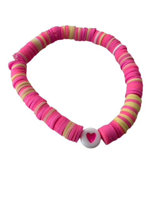 Pink Heart Bracelet